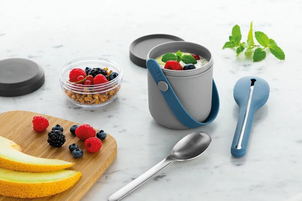 Lunchpot Berghoff grijs voedselcontainer muesli on the go 