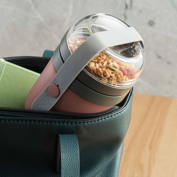 Lunchpot Berghoff roze voedselcontainer muesli on the go 